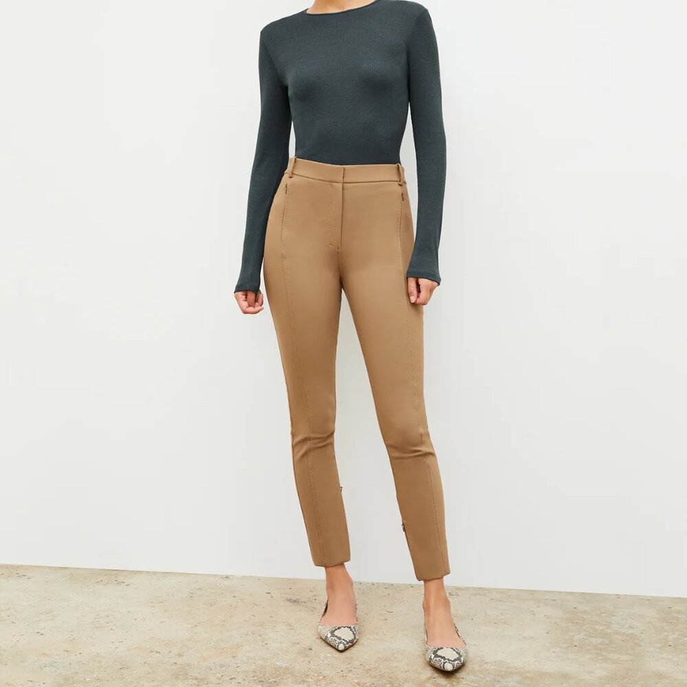 NWT MM Lafleur Curie Pant Skinny Size 8 Saddle